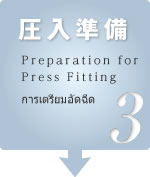 圧入準備